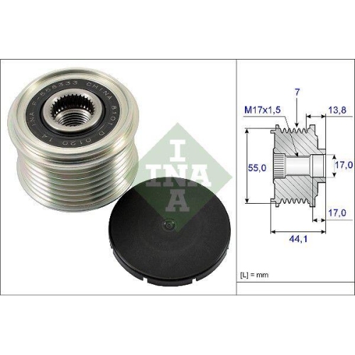 Generatorfreilauf Schaeffler Ina 535 0167 10 f&uuml;r Subaru