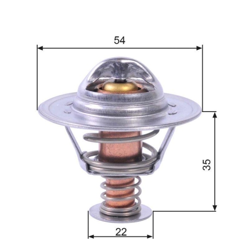 Thermostat K&uuml;hlmittel Gates TH22689G1 f&uuml;r Isuzu Opel Vauxhall