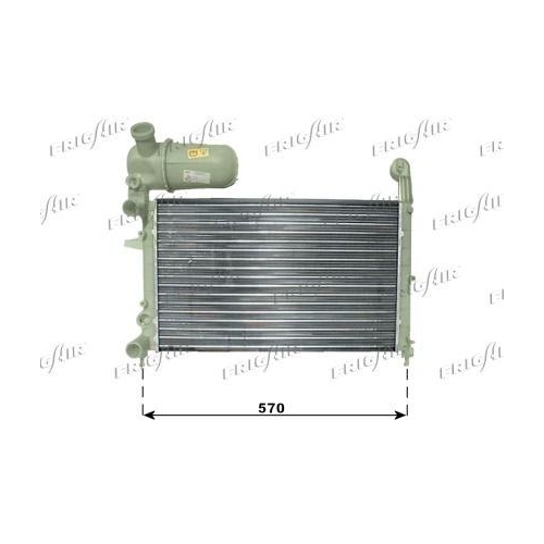 K&uuml;hler Motork&uuml;hlung Frigair 0104.3073 f&uuml;r Alfarome/fiat/lanci