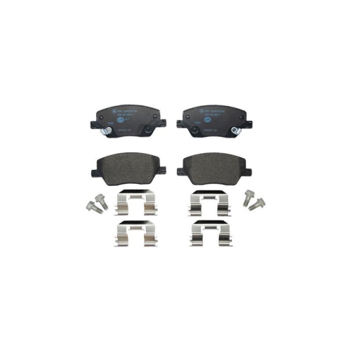 Bremsbelagsatz Scheibenbremse Hella 8DB 355 025-111 f&uuml;r Fiat Ferrari Vorderachse