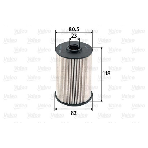 Kraftstofffilter Valeo 587924 f&uuml;r Citro&euml;n Jaguar Peugeot Volvo