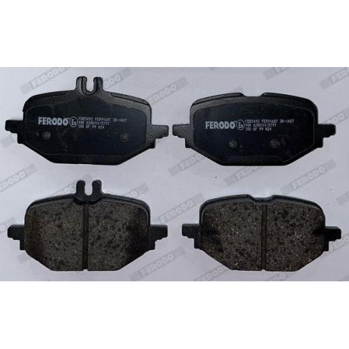 Bremsbelagsatz Scheibenbremse Ferodo FDB5492 Premier Eco Friction f&uuml;r