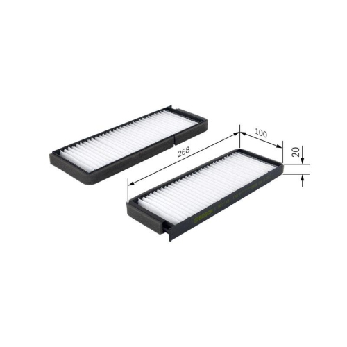 Filter Innenraumluft Bosch 1987431176 f&uuml;r Ssangyong