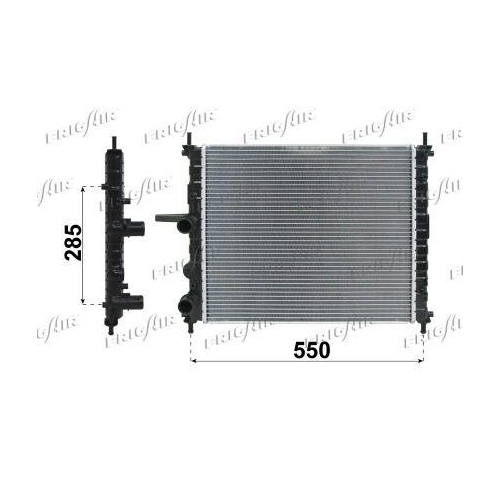 K&uuml;hler Motork&uuml;hlung Frigair 0104.3088 f&uuml;r Alfarome/fiat/lanci