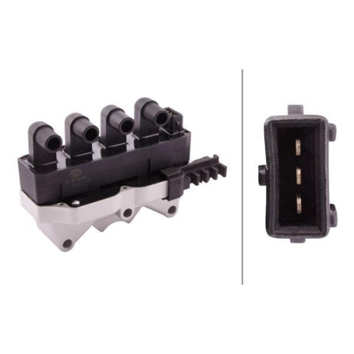 Zündspule Hella 5DA 358 000-491 für Fiat Lancia Hitachi