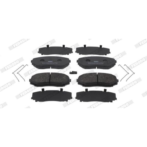 Bremsbelagsatz Scheibenbremse Ferodo FDB5433 Premier Eco Friction f&uuml;r Ford Mazda