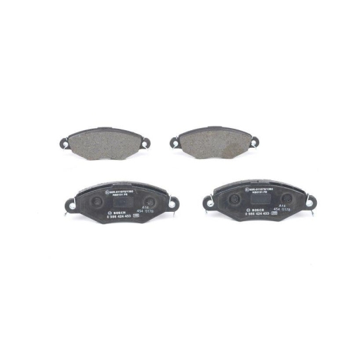 Bremsbelagsatz Scheibenbremse Bosch 0986424453 f&uuml;r Citro&euml;n Peugeot Vorderachse