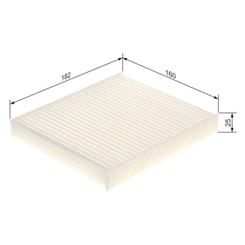 Filter Innenraumluft Bosch 1987435076 f&uuml;r Kia