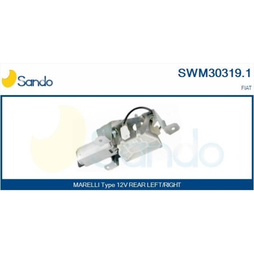Wischermotor Sando SWM30319.1 f&uuml;r Fiat Hinten