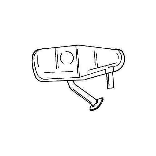 Vorschalld&auml;mpfer Sigam 50303 f&uuml;r Renault Vorne