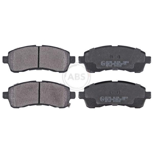 Bremsbelagsatz Scheibenbremse A.b.s. 35139 f&uuml;r Mazda Vorderachse