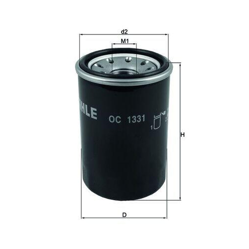 &Ouml;lfilter Mahle OC 1331 f&uuml;r Alfa Romeo Fiat