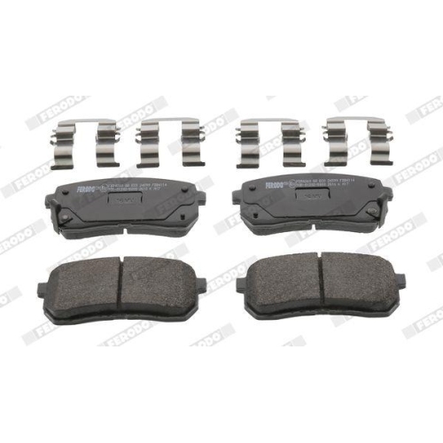Bremsbelagsatz Scheibenbremse Ferodo FDB4114 Premier Eco Friction f&uuml;r Hyundai