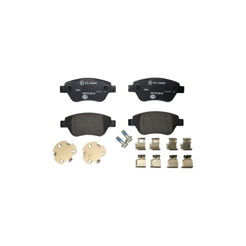 Bremsbelagsatz Scheibenbremse Hella 8DB 355 025-301 f&uuml;r Fiat Ferrari Vorderachse