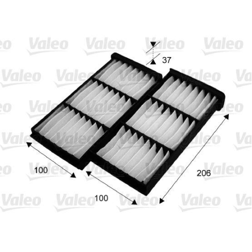 Filter Innenraumluft Valeo 715545 Valeo Essential f&uuml;r Mitsubishi