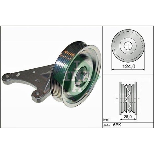 Umlenk /f&uuml;hrungsrolle Keilrippenriemen Schaeffler Ina 532 0773 10 f&uuml;r Citro&euml;n