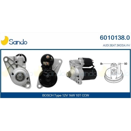 Starter Sando 6010138.0 für Vag