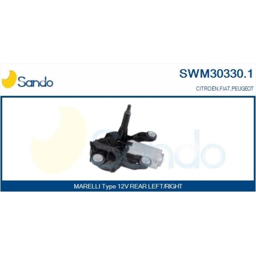 Wischermotor Sando SWM30330.1 f&uuml;r Citro&euml;n/peugeot Hinten
