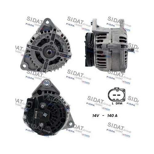 Generator Sidat A12BH0266 für Alfa Romeo Citroën Fiat Iveco Lancia Peugeot