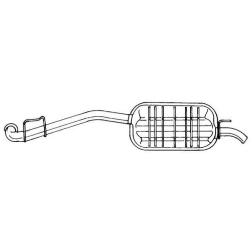 Endschalld&auml;mpfer Sigam 50666 f&uuml;r Renault Hinten