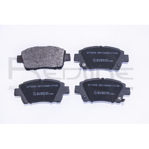 Bremsbelagsatz Scheibenbremse Red-line 27TO009 f&uuml;r Toyota Lexus Vorderachse