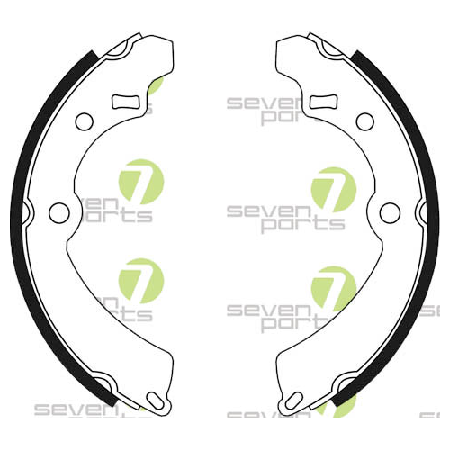 Bremsbackensatz 7 Seven Parts SVG10785 für Hinterachse