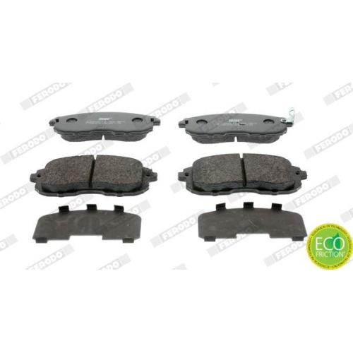 Bremsbelagsatz Scheibenbremse Ferodo FDB4112 Premier Eco Friction f&uuml;r Renault