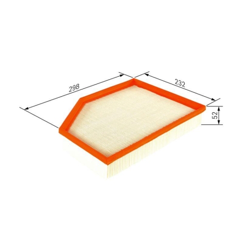 Luftfilter Bosch F026400501 für Volvo