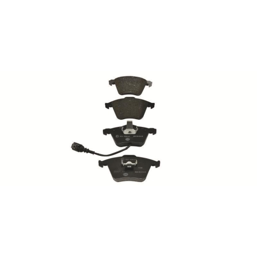 Bremsbelagsatz Scheibenbremse Hella 8DB 355 010-351 f&uuml;r Audi Seat Skoda VW