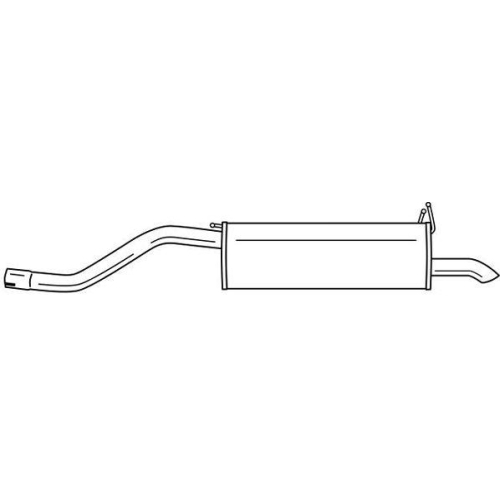Endschalld&auml;mpfer Sigam 50699 f&uuml;r Renault