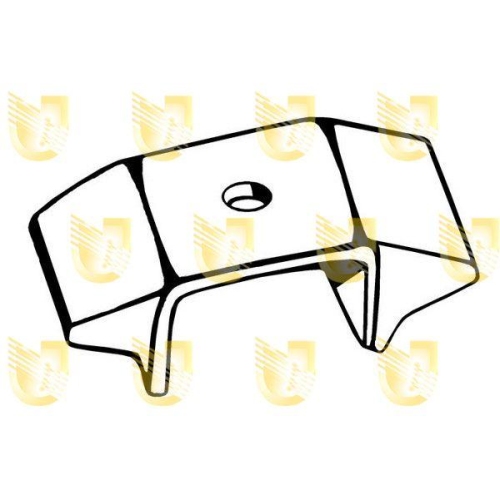 Lagerung Motor Unigom 396089 f&uuml;r Citro&euml;n Peugeot Vorne