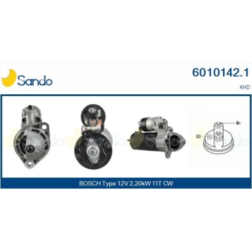 Starter Sando 6010142.1 f&uuml;r Khd Volvo Vag Deutz Fahr Deutz Fahr
