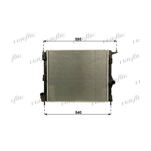 K&uuml;hler Motork&uuml;hlung Frigair 0109.3116 f&uuml;r Renault F&uuml;r Fahrzeuge Ohne Klimaanlage