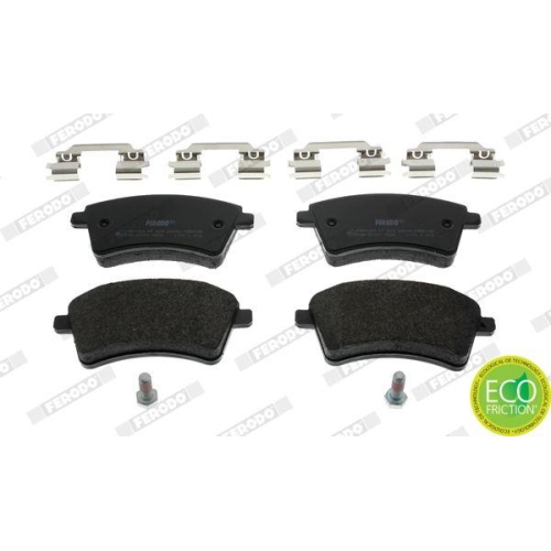 Bremsbelagsatz Scheibenbremse Ferodo FDB4185 Premier Eco Friction f&uuml;r Renault