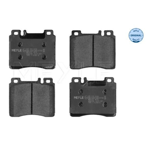 Bremsbelagsatz Scheibenbremse Meyle 0252130318 Meyle-original: True To Oe. f&uuml;r