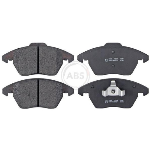 Bremsbelagsatz Scheibenbremse A.b.s. 37429 f&uuml;r Citro&euml;n Peugeot Vorderachse