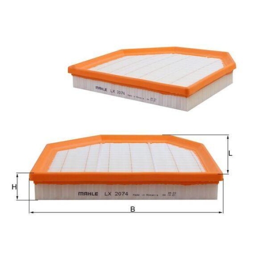 Luftfilter Mahle LX 2074 f&uuml;r Bmw Links