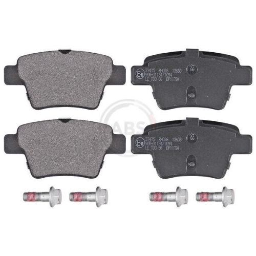 Bremsbelagsatz Scheibenbremse A.b.s. 37475 f&uuml;r Citro&euml;n Peugeot Geely Hinterachse