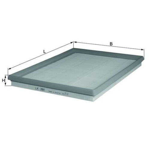 Luftfilter Mahle LX 390 f&uuml;r Bedford Citro&euml;n Gmc Opel Peugeot Vauxhall