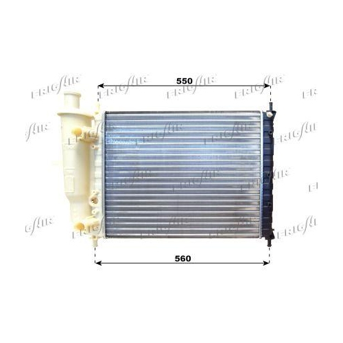 K&uuml;hler Motork&uuml;hlung Frigair 0104.3124 f&uuml;r Alfarome/fiat/lanci