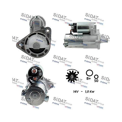 Starter Sidat S12GN0881 f&uuml;r DR