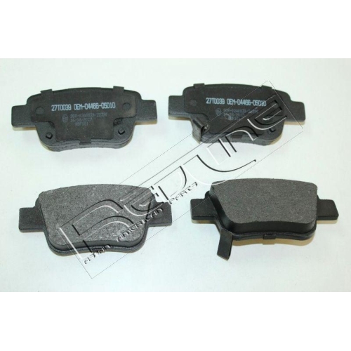 Bremsbelagsatz Scheibenbremse Red-line 27TO039 f&uuml;r Toyota Lexus Hinterachse