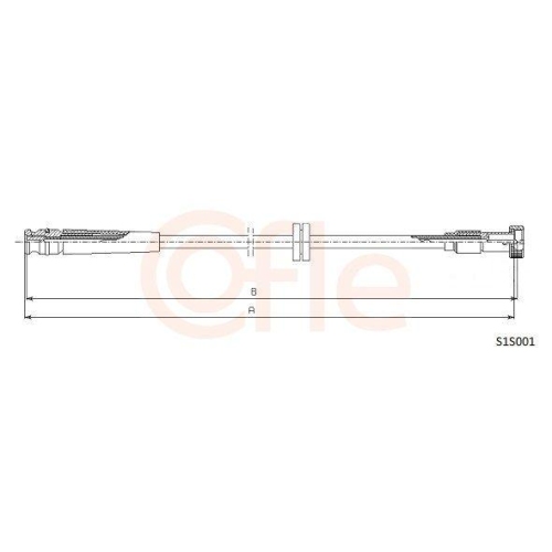 Tachowelle Cofle S1S001 f&uuml;r Suzuki