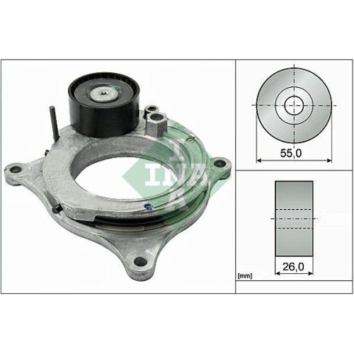 Riemenspanner Keilrippenriemen Schaeffler Ina 534 0598 10 f&uuml;r Bmw Mini