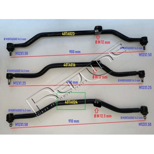 Lenkstange Red-line 40TA024 f&uuml;r Tata Hinterachse