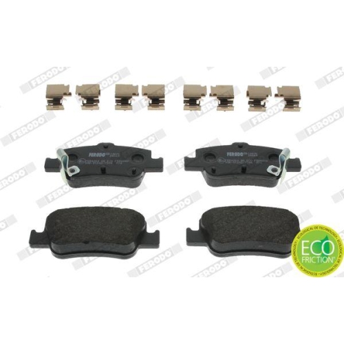 Bremsbelagsatz Scheibenbremse Ferodo FDB4048 Premier Eco Friction f&uuml;r Toyota