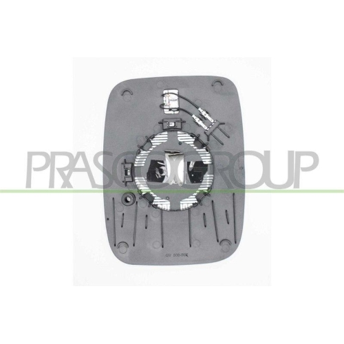 Spiegelglas Außenspiegel Prasco FT9007513 für Fiat Opel Renault Rechts