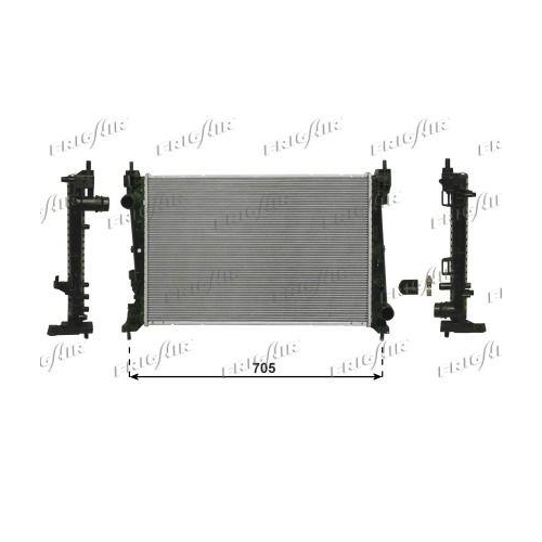 K&uuml;hler Motork&uuml;hlung Frigair 0104.3129 f&uuml;r Alfarome/fiat/lanci General Motors