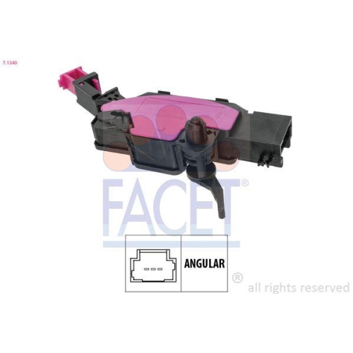 Pedal Travel Sensor Clutch Pedal Facet 7.1340 Made In Italy - Oe Equivalent for