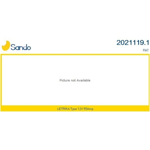 Generator Sando 2021119.1 f&uuml;r Fiat